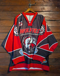 GAME-WORN 2014-15 Basingstoke Bison Ice Hockey Jersey #55 Ricky Skene