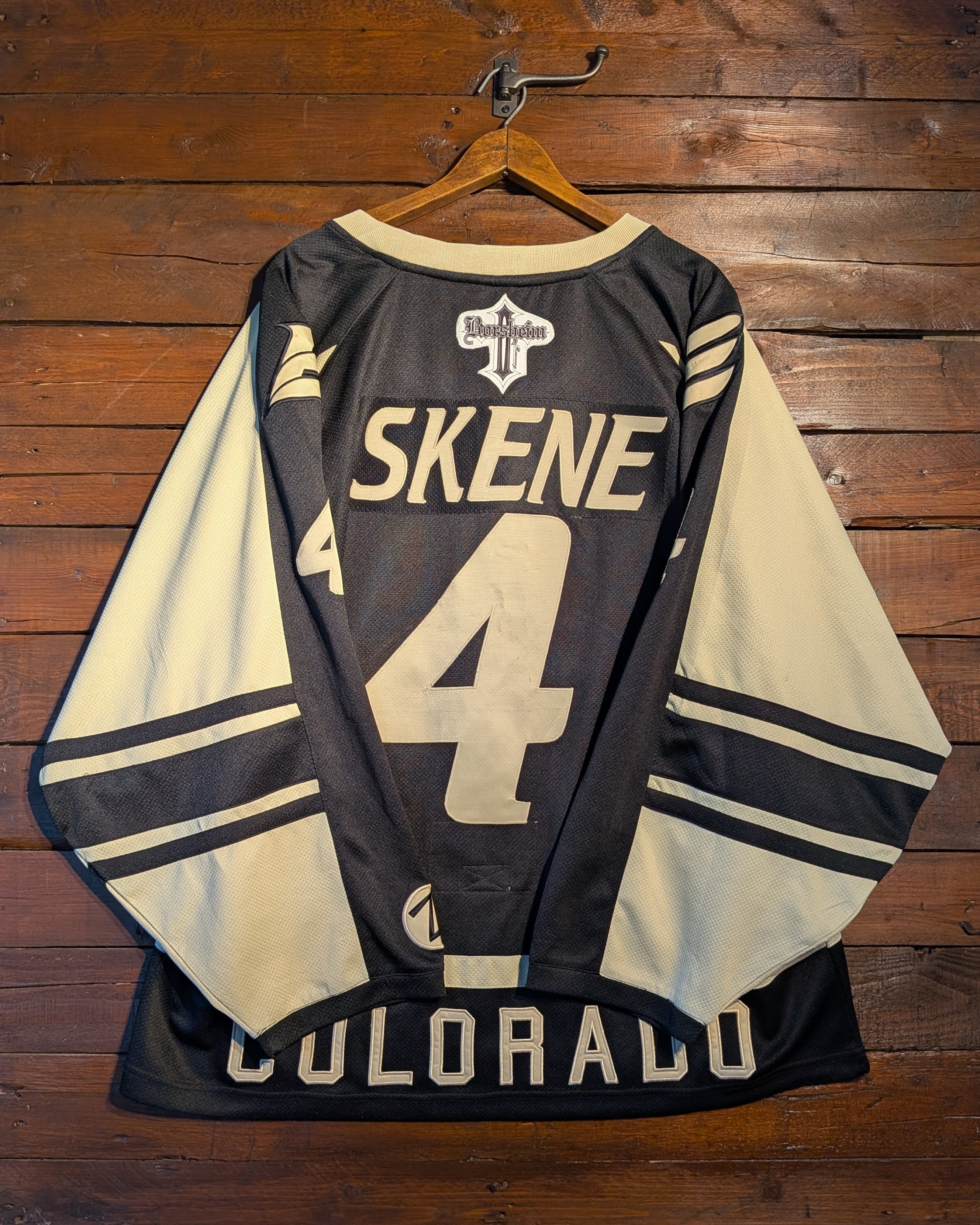 GAME-WORN 2008 Colorado Eagles Ice Hockey Jersey #55 Ricky Skene