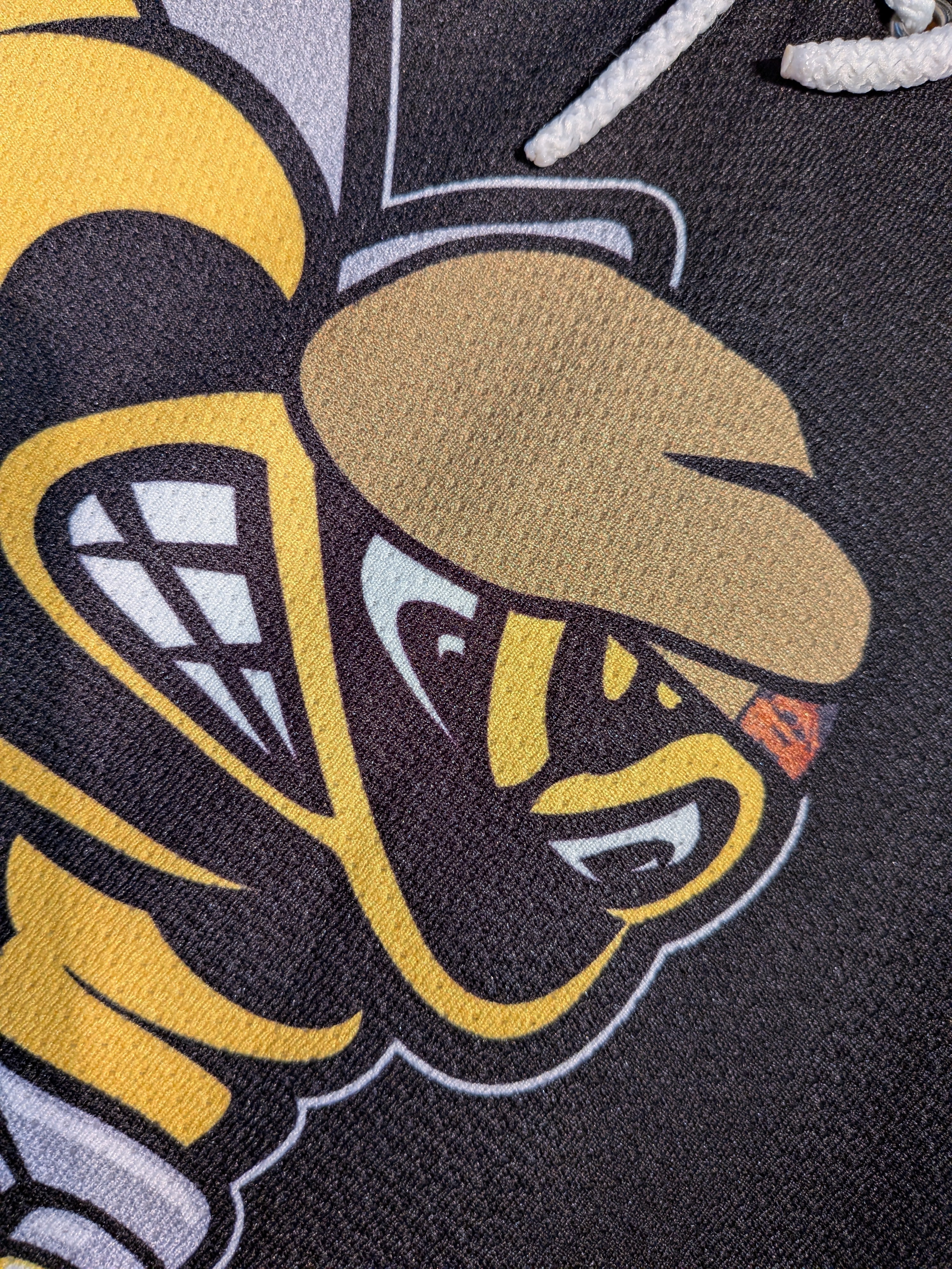 GAME-WORN 2011-12 Bracknell Bees Ice Hockey Jersey #55 Ricky Skene
