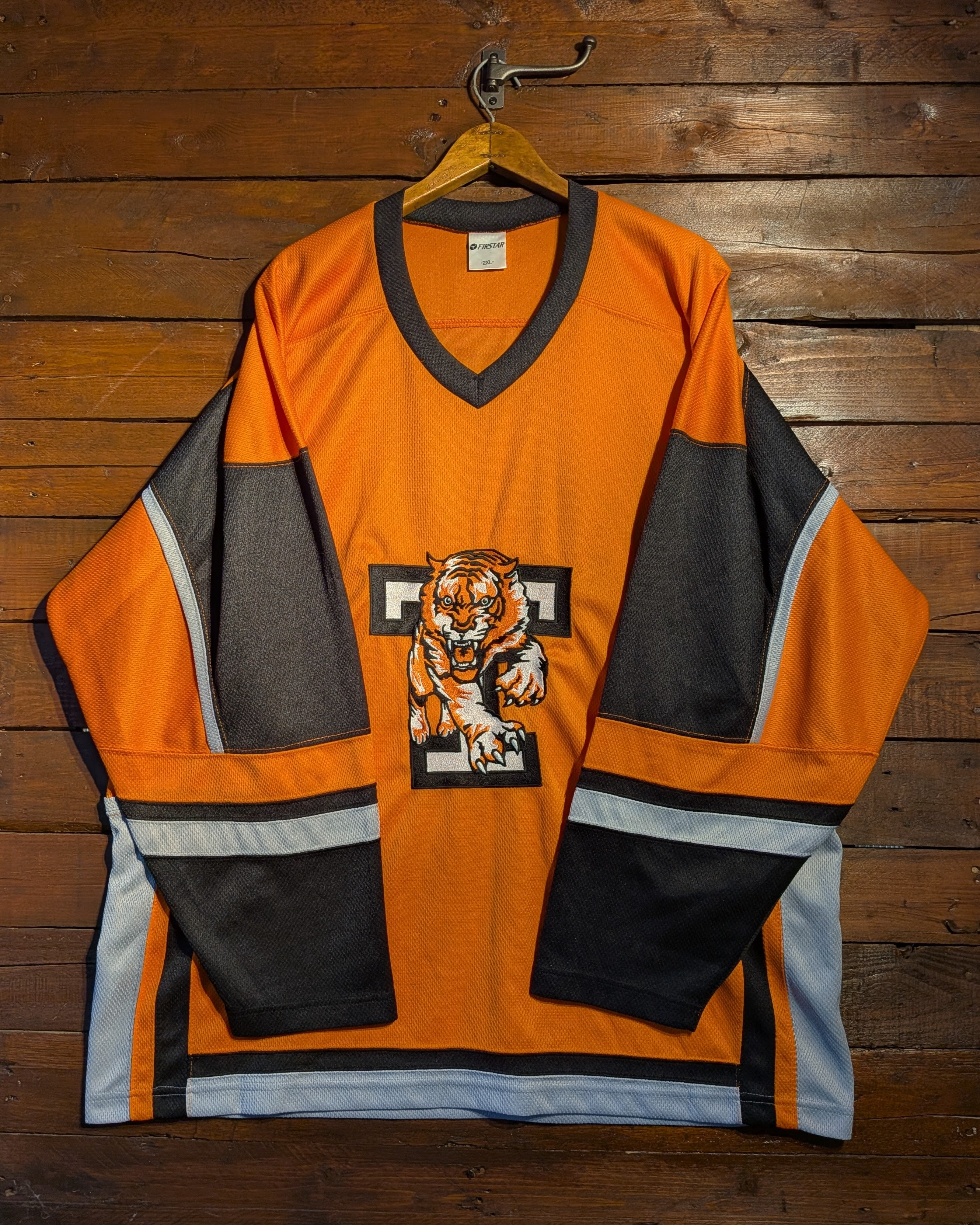 GAME-WORN 2014-15 Telford Tigers Ice Hockey Jersey #55 Ricky Skene