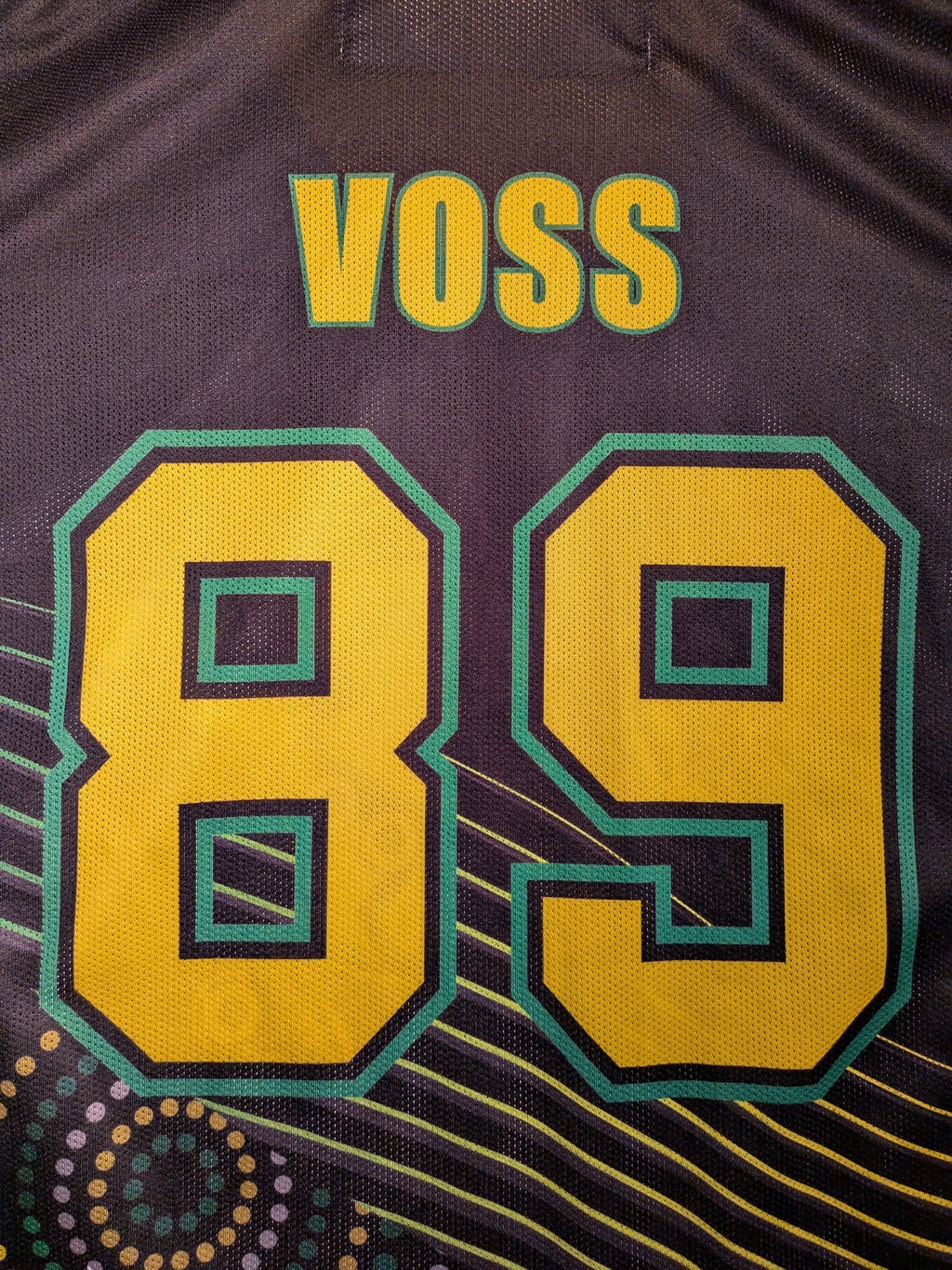 GAME-WORN 2025 Australia Inline Hockey Jersey VOSS #89