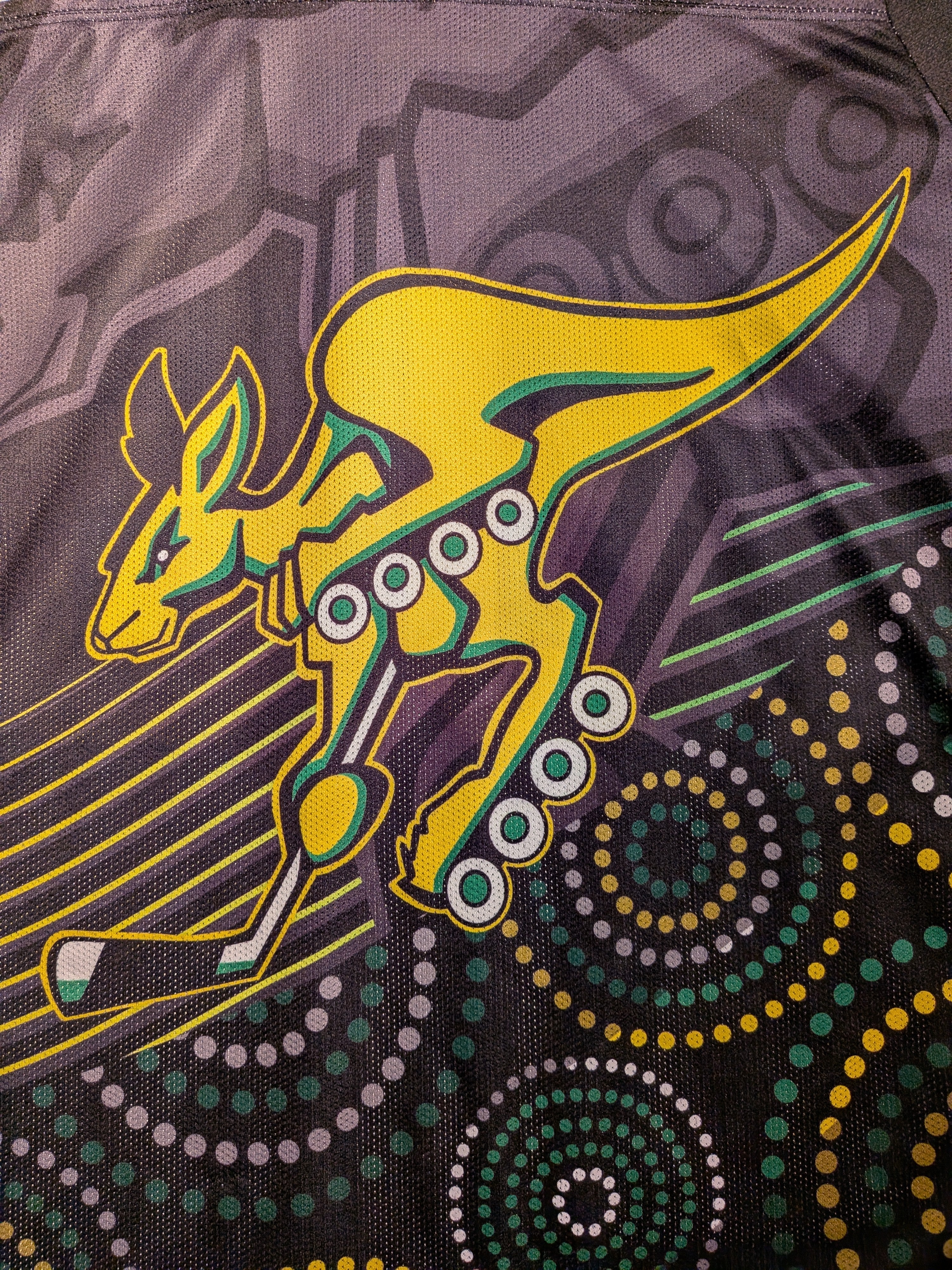 GAME-WORN 2025 Australia Inline Hockey Jersey VOSS #89