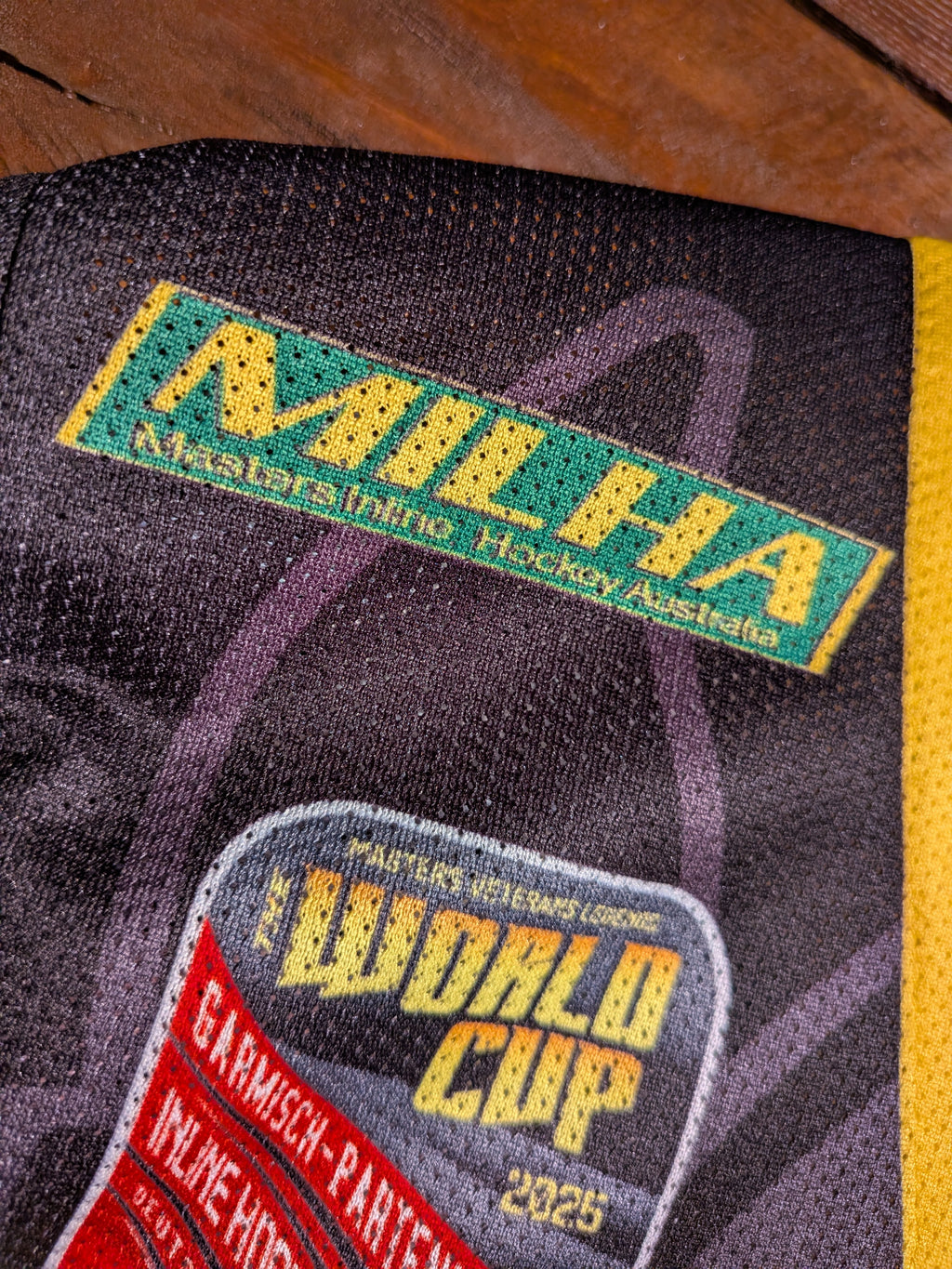 GAME-WORN 2025 Australia Inline Hockey Jersey VOSS #89