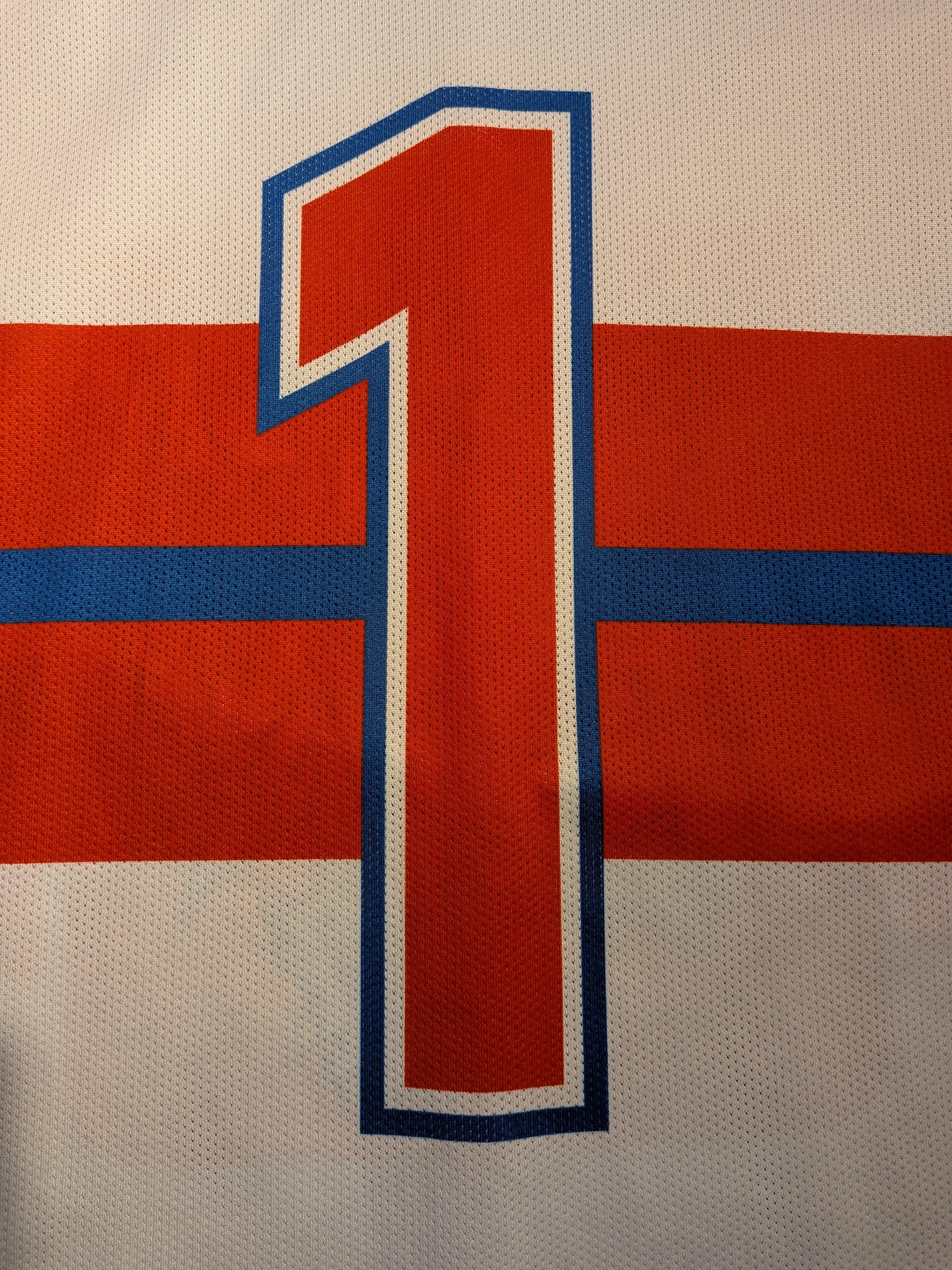 GAME-WORN 2026 Czech Republic Inline Hockey Jersey VAVŘINA #1 White