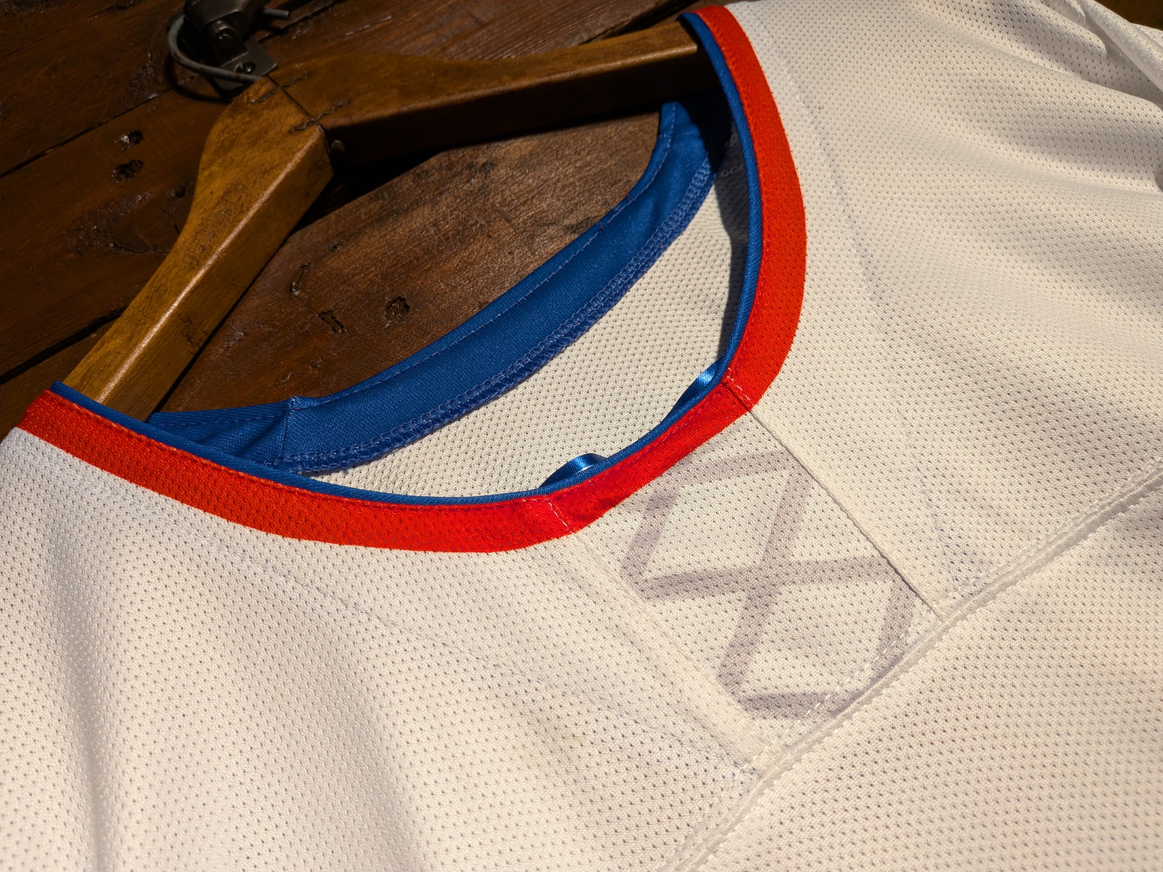 GAME-WORN 2026 Czech Republic Inline Hockey Jersey VAVŘINA #1 White