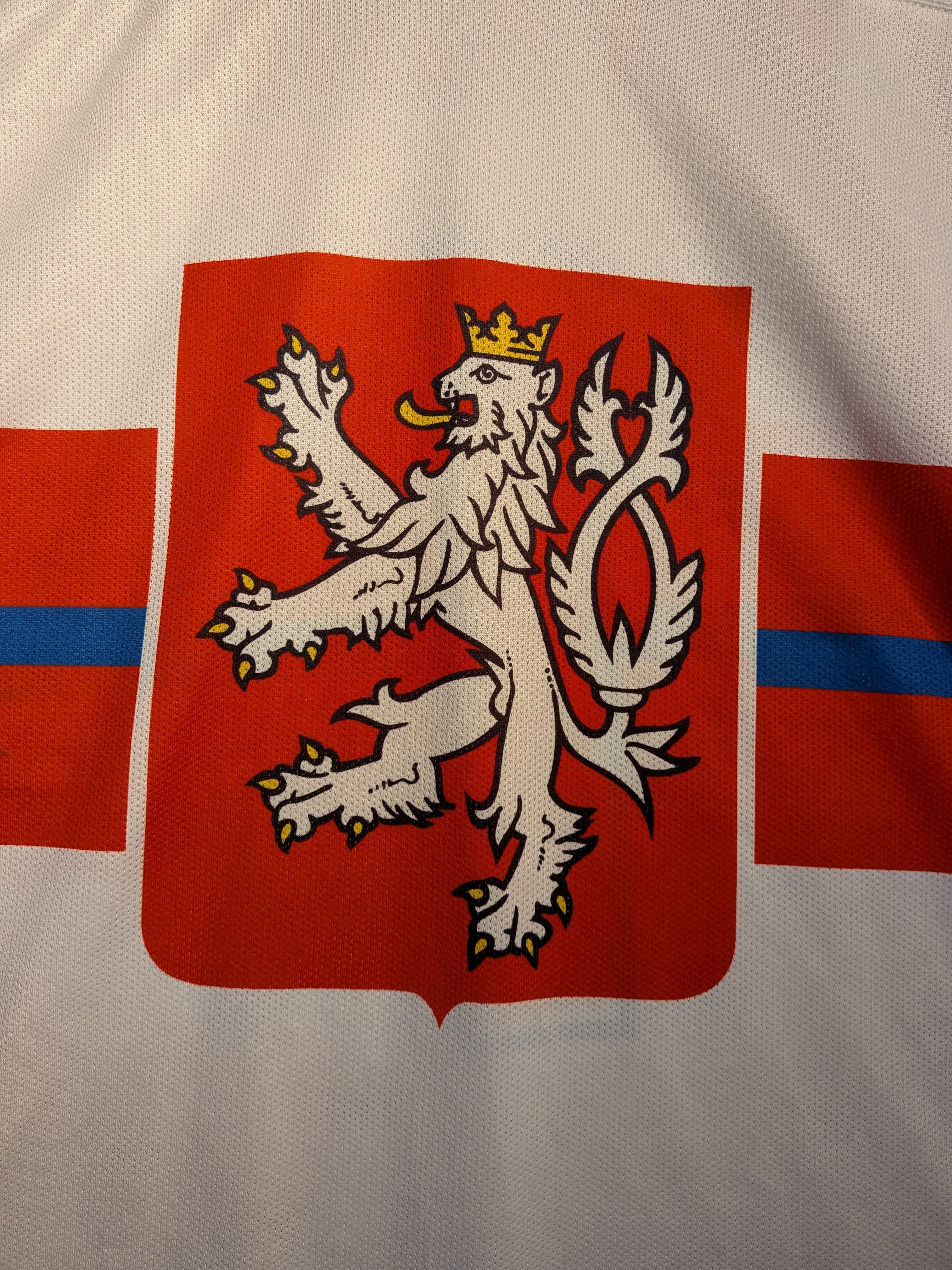 GAME-WORN 2026 Czech Republic Inline Hockey Jersey VAVŘINA #1 White