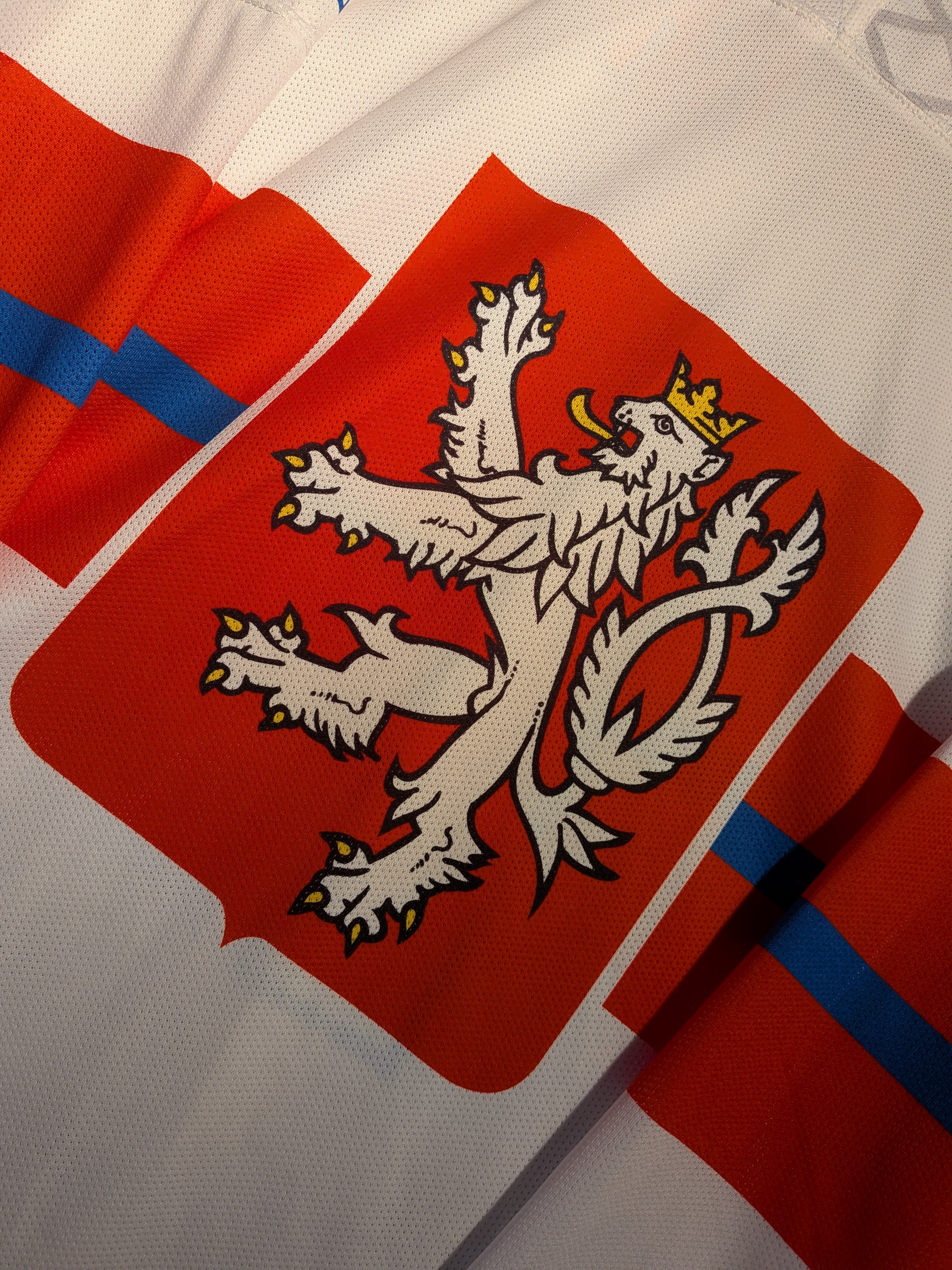 GAME-WORN 2026 Czech Republic Inline Hockey Jersey VAVŘINA #1 White