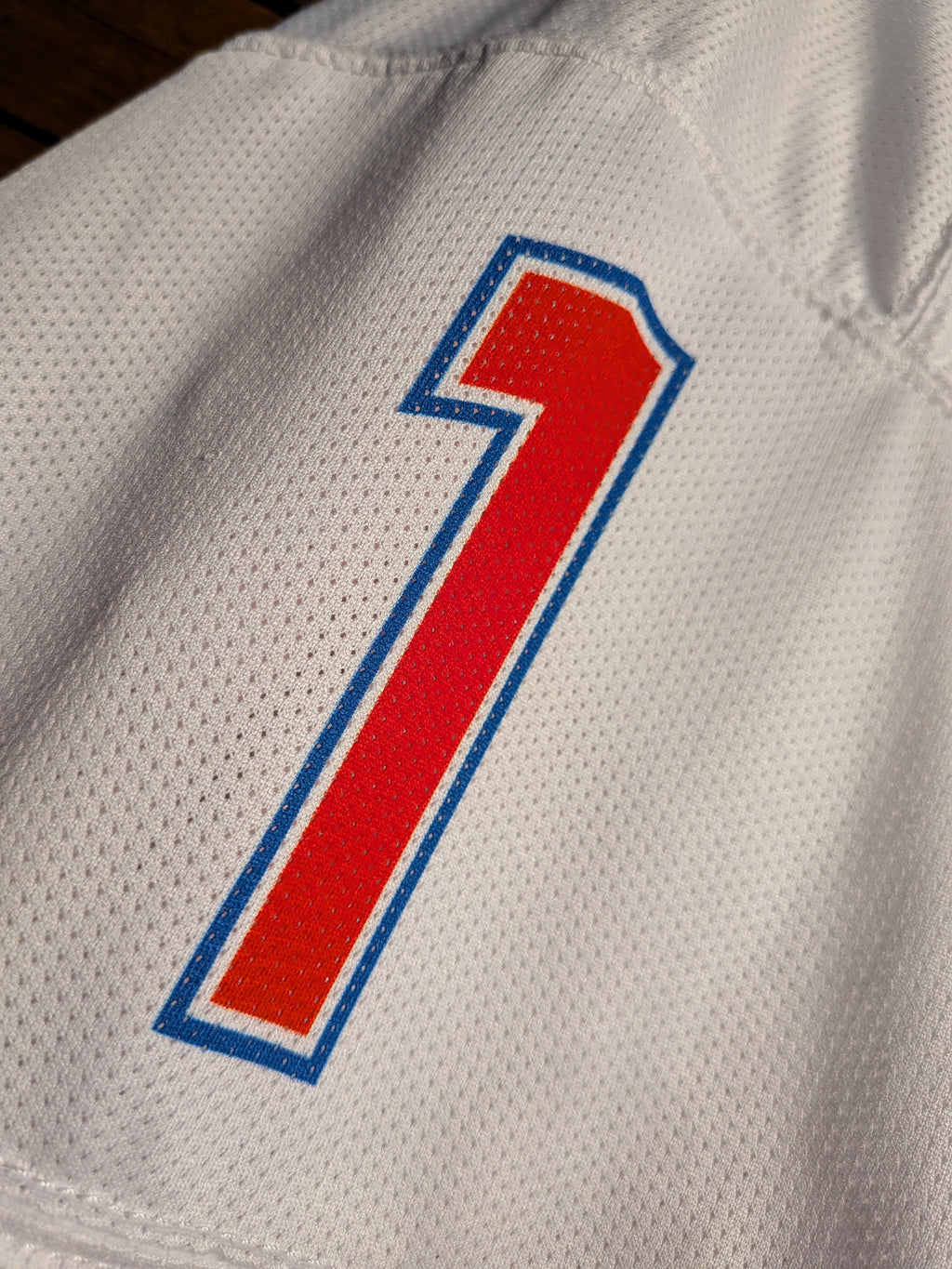 GAME-WORN 2026 Czech Republic Inline Hockey Jersey VAVŘINA #1 White