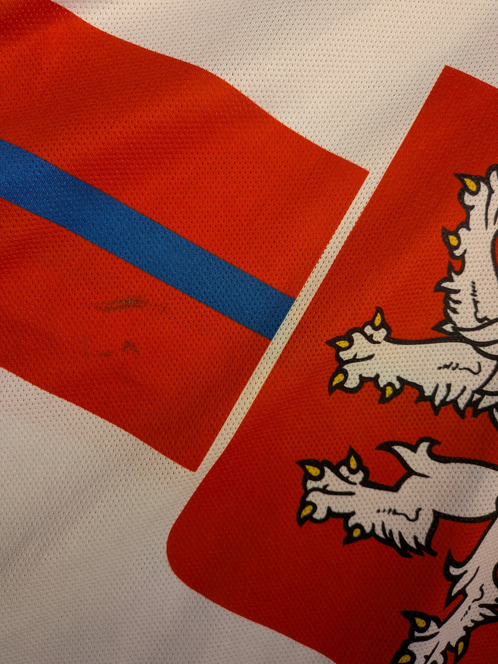 GAME-WORN 2026 Czech Republic Inline Hockey Jersey VAVŘINA #1 White